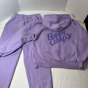 Happy Camp3r Women's Purple Jogger Set